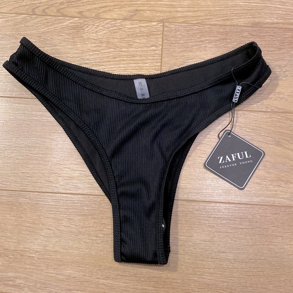 Zaful High Waisted cheeky bikini bottom